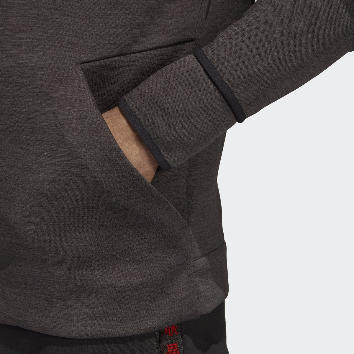 Men's Manchester United Z.N.E. Jacket - Carbon - DZ0456-ADIDAS by Adidas | Available at Niky's Sports