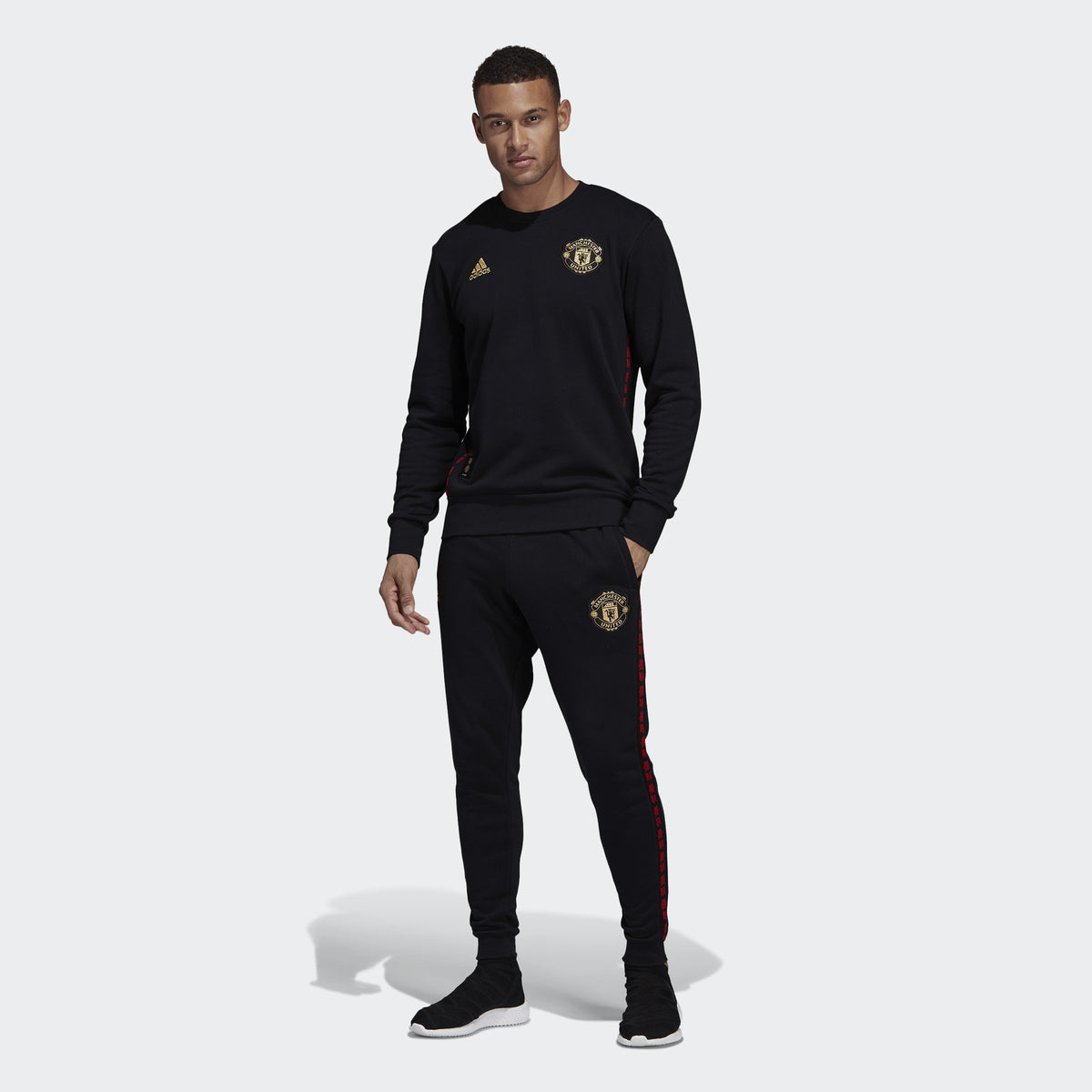 Men's Manchester United Crewneck - Black