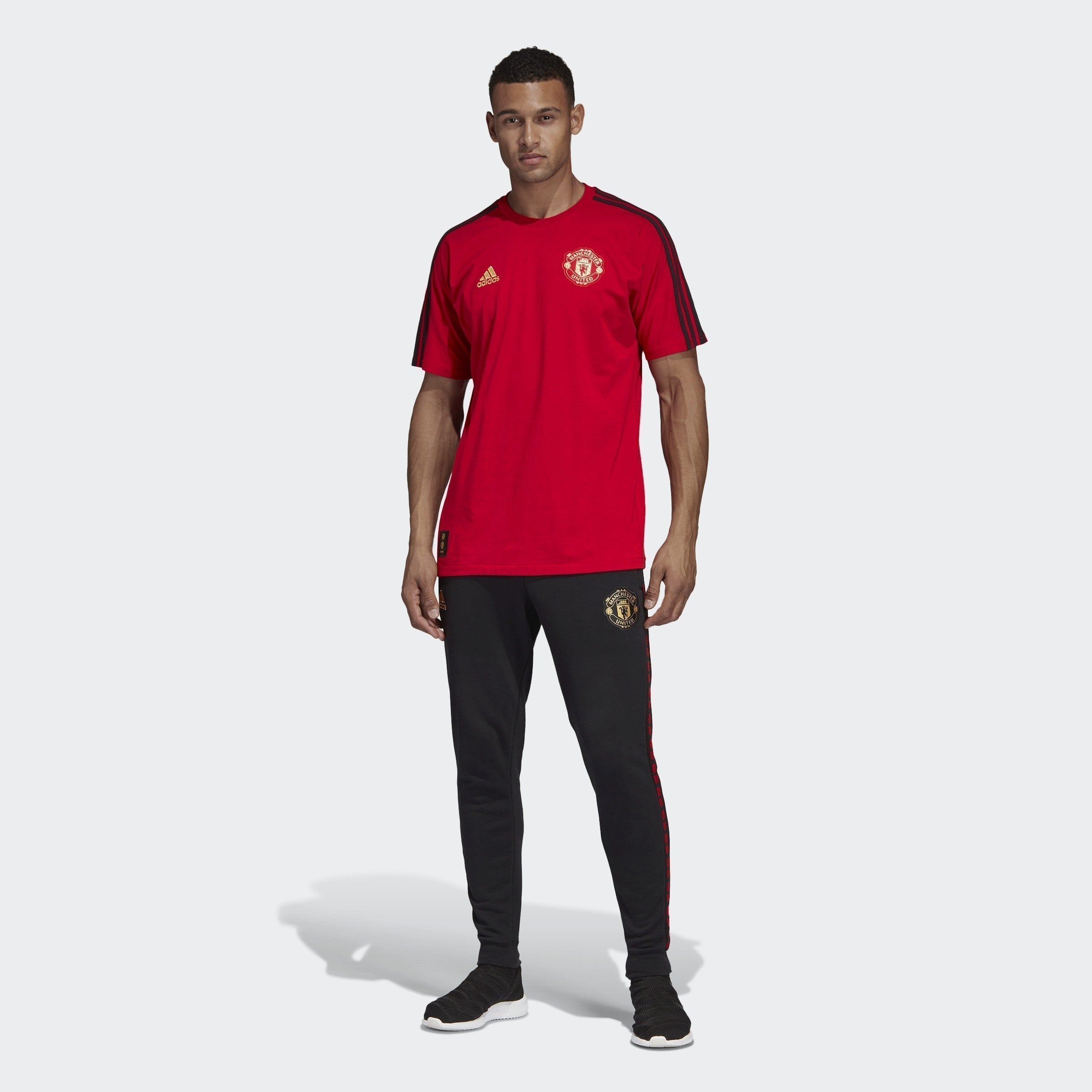 Men's Manchester United Chinese New Year T-Shirt - Real Red - DZ0459-ADIDAS by Adidas | Available at Niky's Sports