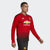 Men's Manchester United Longsleeve Home Jersey - Real Red/Black