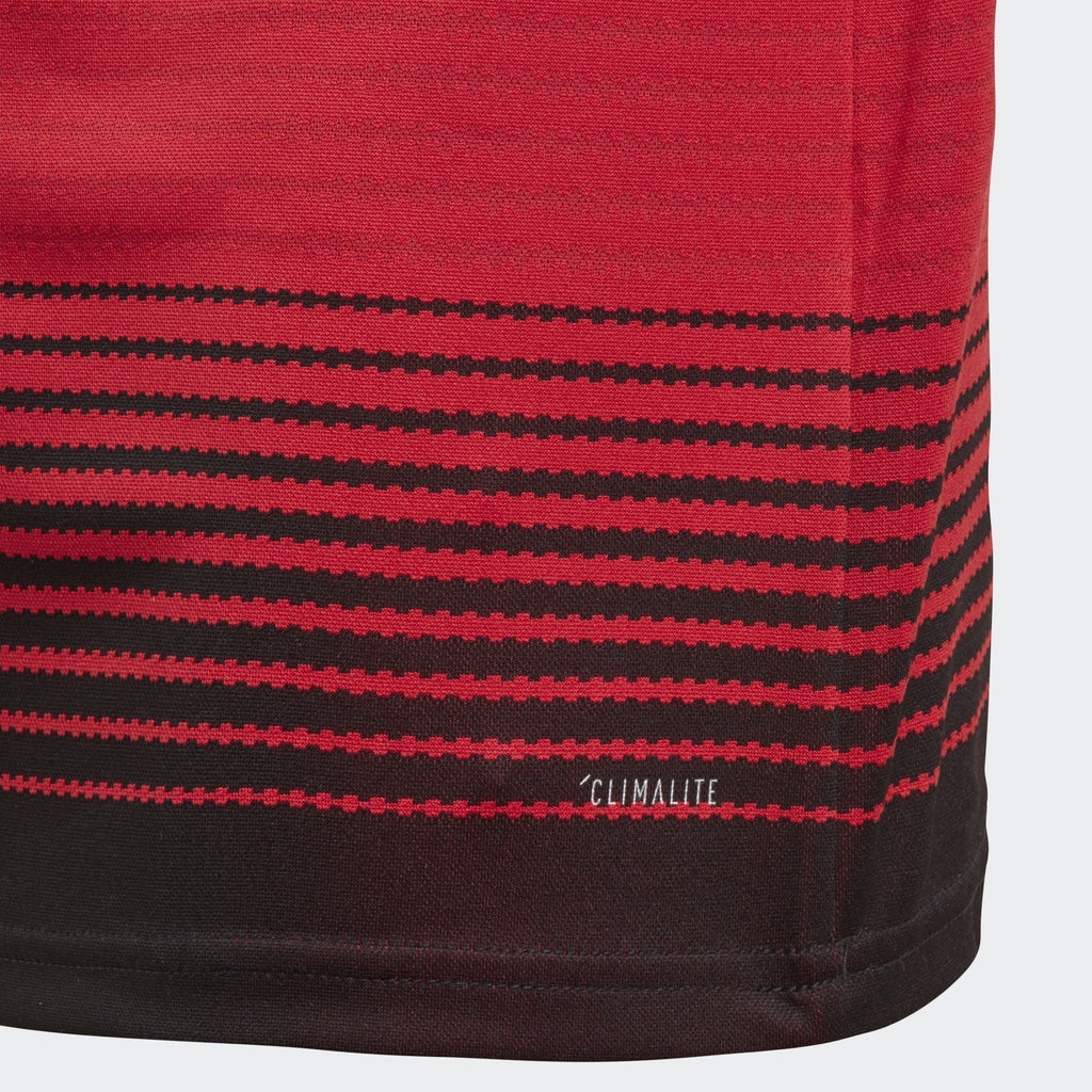 Kid's Manchester United 18/19 Home Jersey - Red/Black - CG0048-ADIDAS by Adidas | Available at Niky's Sports
