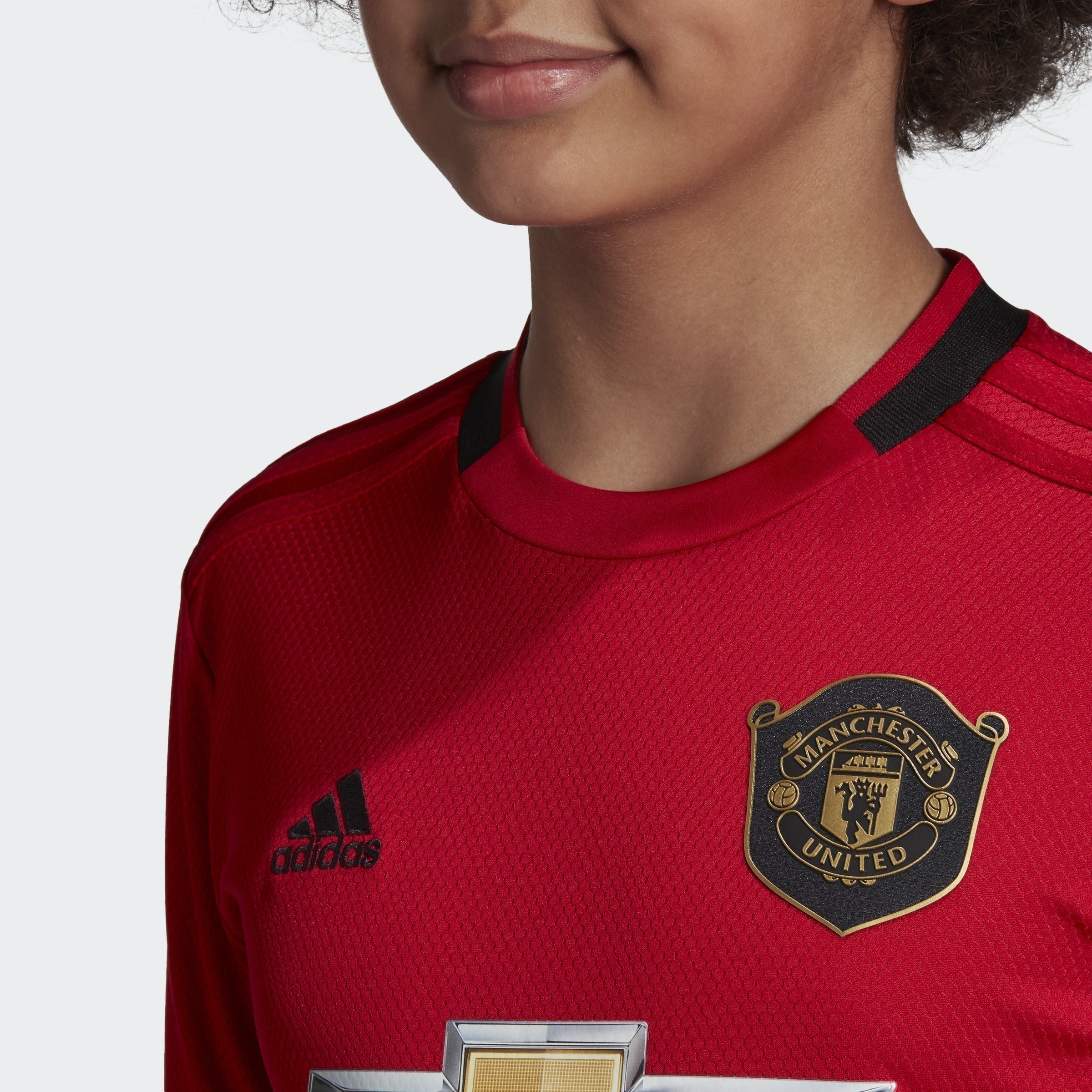 Kid's Manchester United 19/20 Home Jersey - Real Red - DW4138-ADIDAS by Adidas | Available at Niky's Sports
