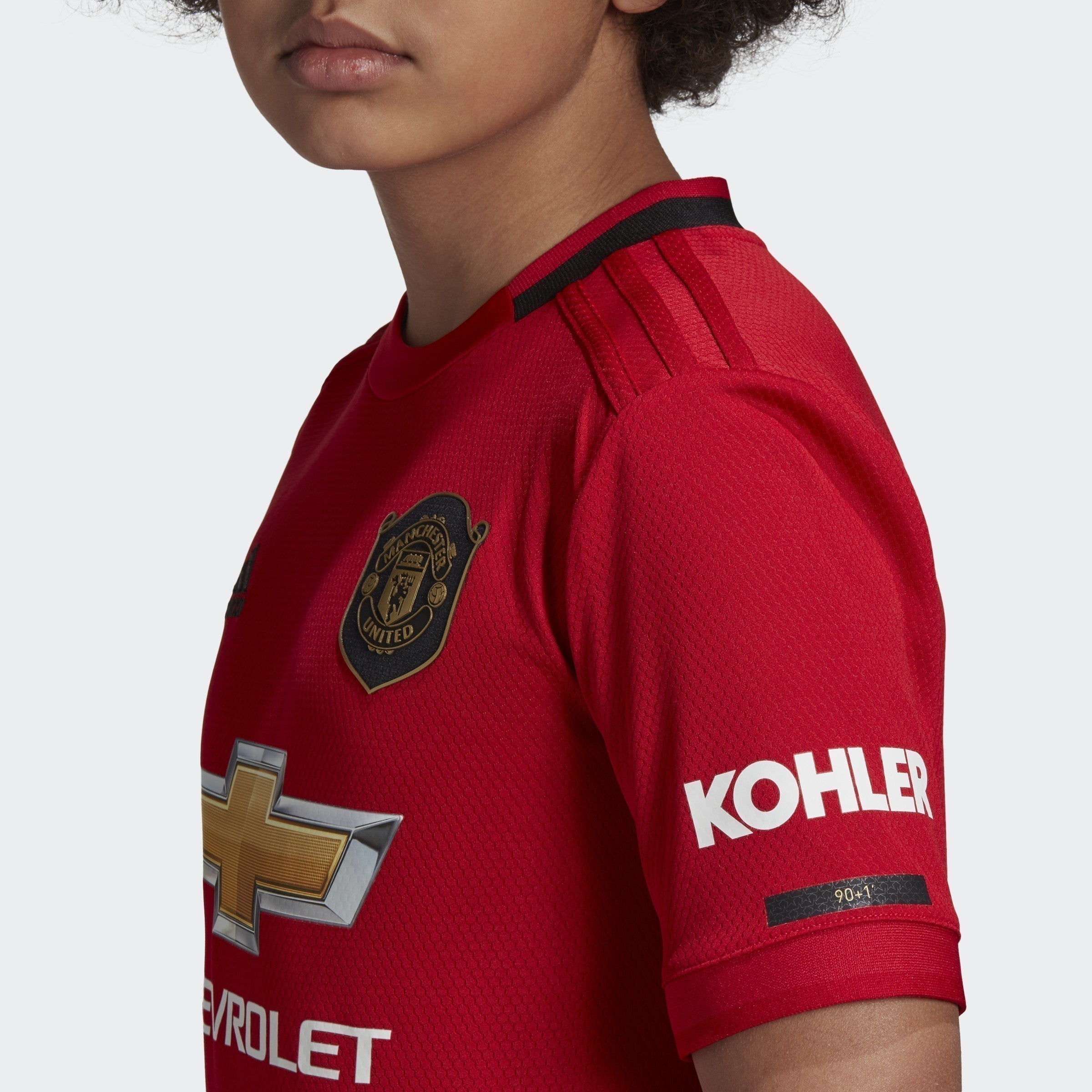 Kid's Manchester United 19/20 Home Jersey - Real Red - DW4138-ADIDAS by Adidas | Available at Niky's Sports