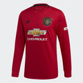 Men's Manchester United Home LS Jersey - Real Red - DX8954-ADIDAS by Adidas | Available at Niky's Sports