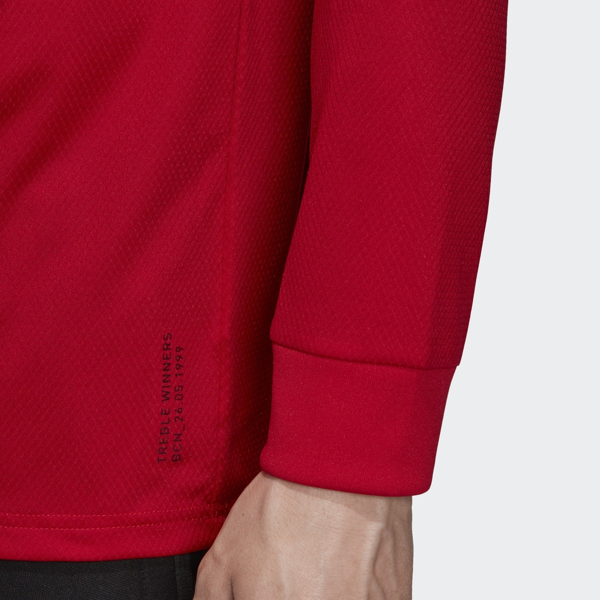 Men's Manchester United Home LS Jersey - Real Red