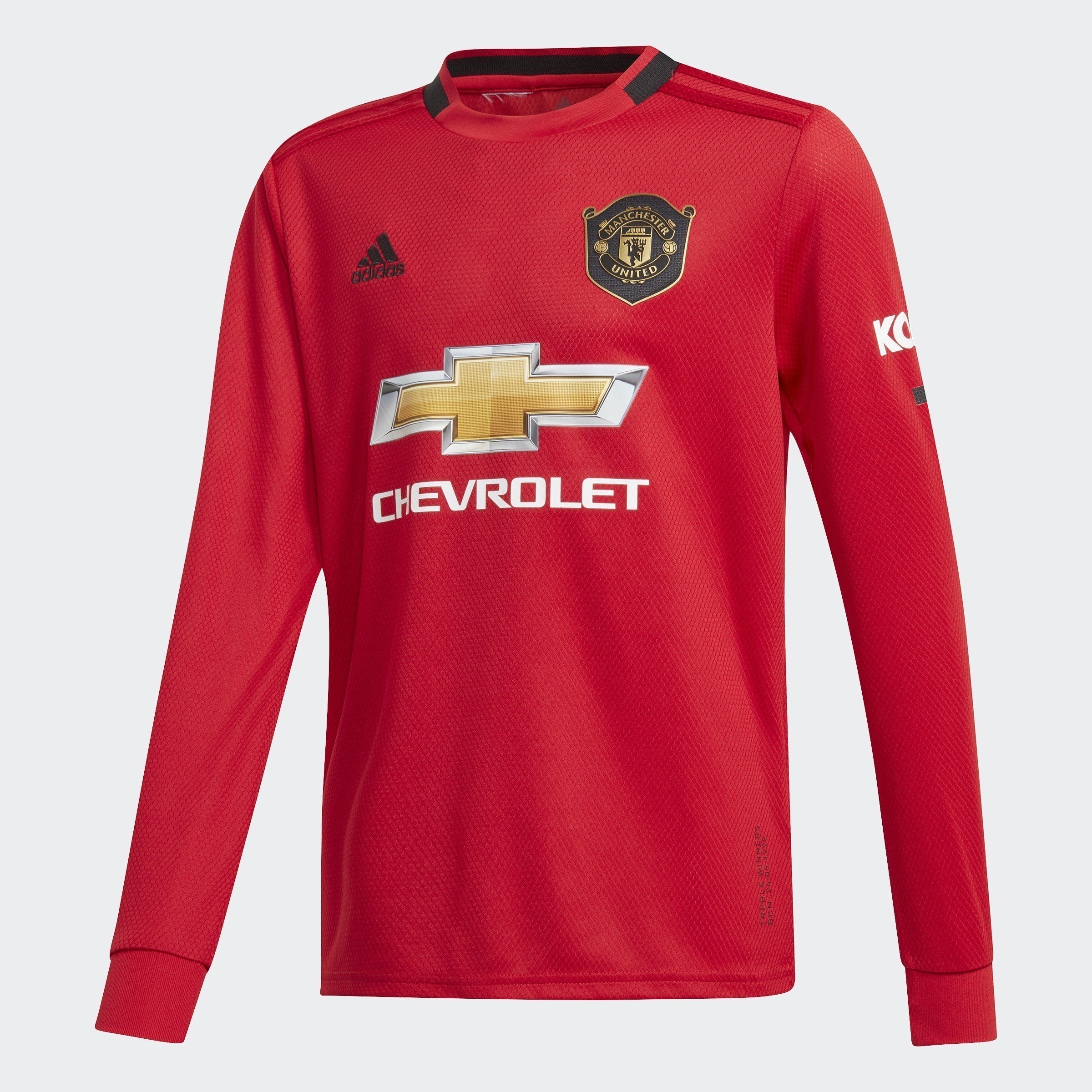 Kid's Manchester United Home Jersey - Real Red - DX8955-ADIDAS by Adidas | Available at Niky's Sports