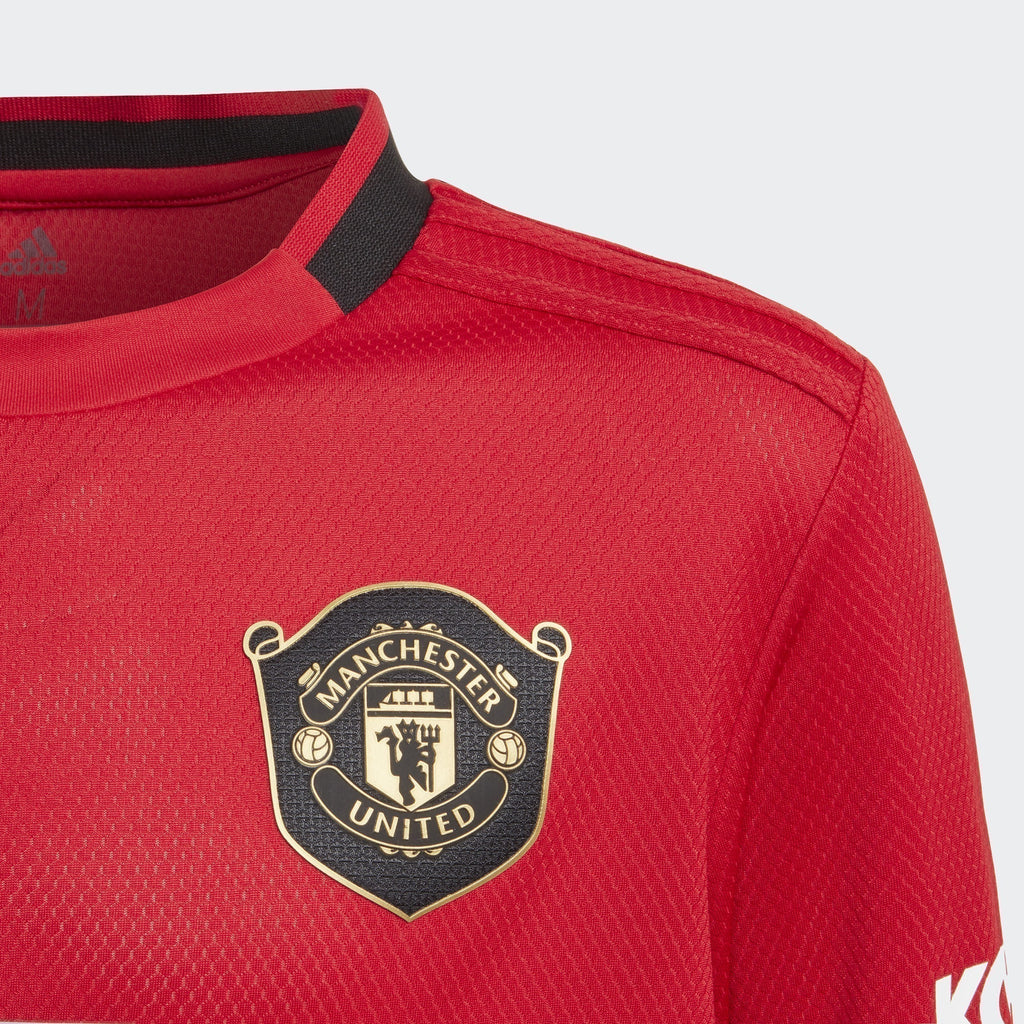 Kid's Manchester United Home Jersey - Real Red - DX8955-ADIDAS by Adidas | Available at Niky's Sports