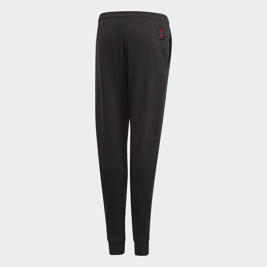 Kid's Manchester United Pants - Black - DX9076-ADIDAS by Adidas | Available at Niky's Sports