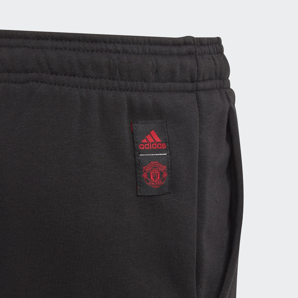 Kid's Manchester United Pants - Black - DX9076-ADIDAS by Adidas | Available at Niky's Sports