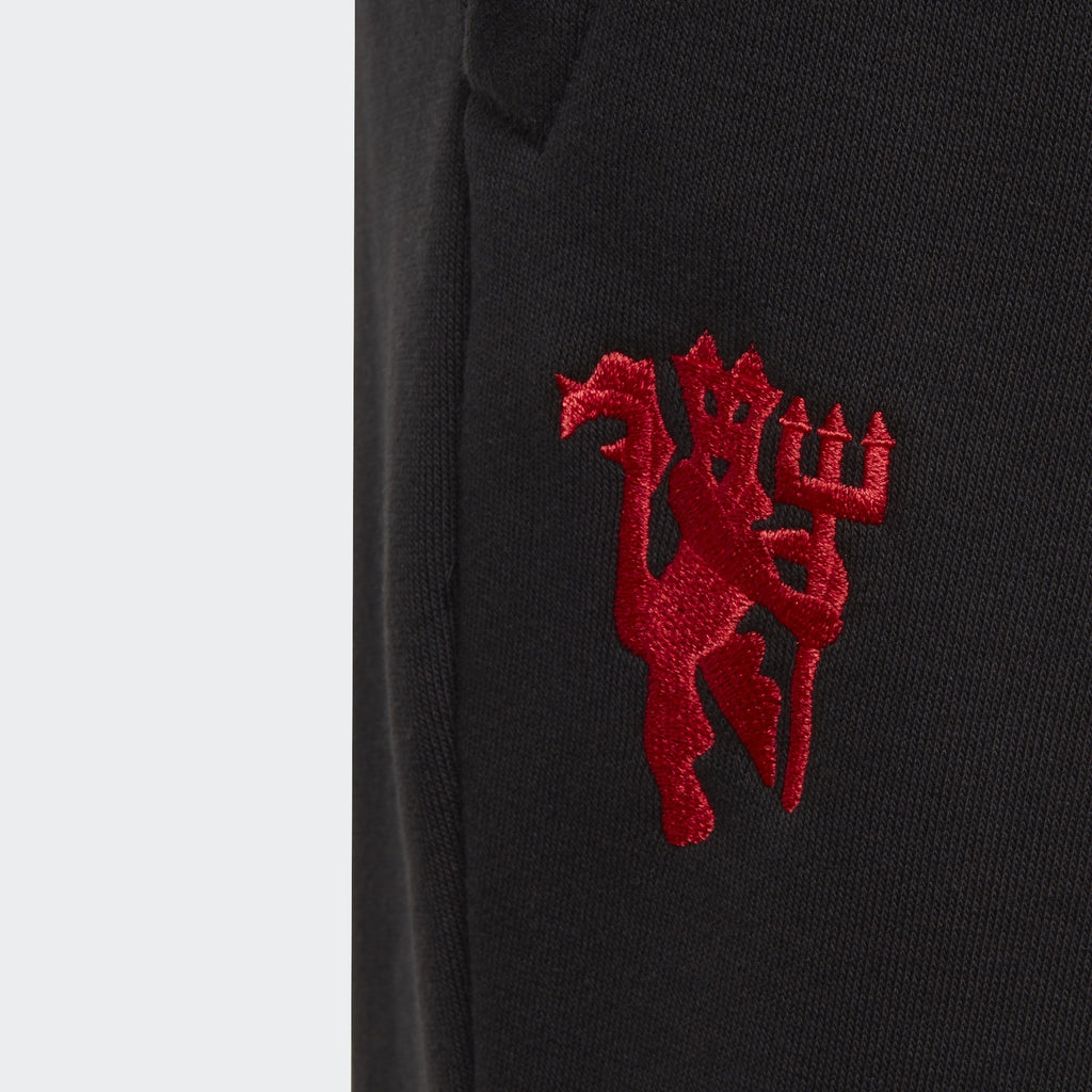Kid's Manchester United Pants - Black - DX9076-ADIDAS by Adidas | Available at Niky's Sports