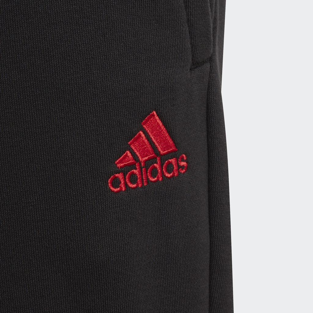 Kid's Manchester United Pants - Black - DX9076-ADIDAS by Adidas | Available at Niky's Sports