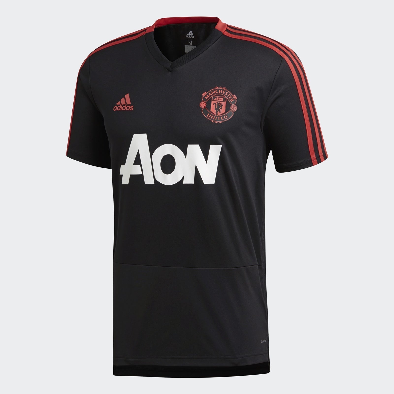 Men's Manchester United Training Jersey - Black/Red/Core Pink - CW7608-ADIDAS by Adidas | Available at Niky's Sports