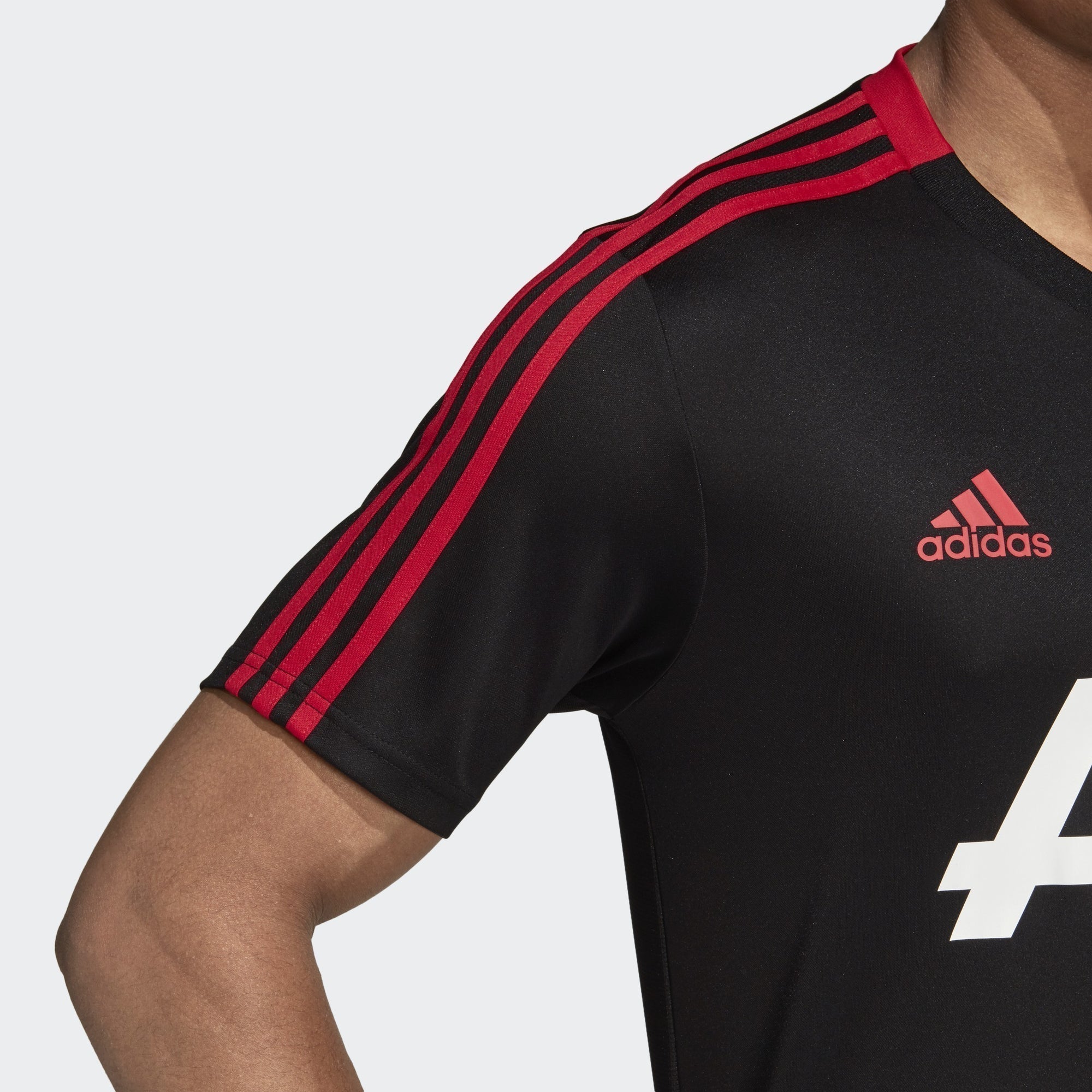 Men's Manchester United Training Jersey - Black/Red/Core Pink