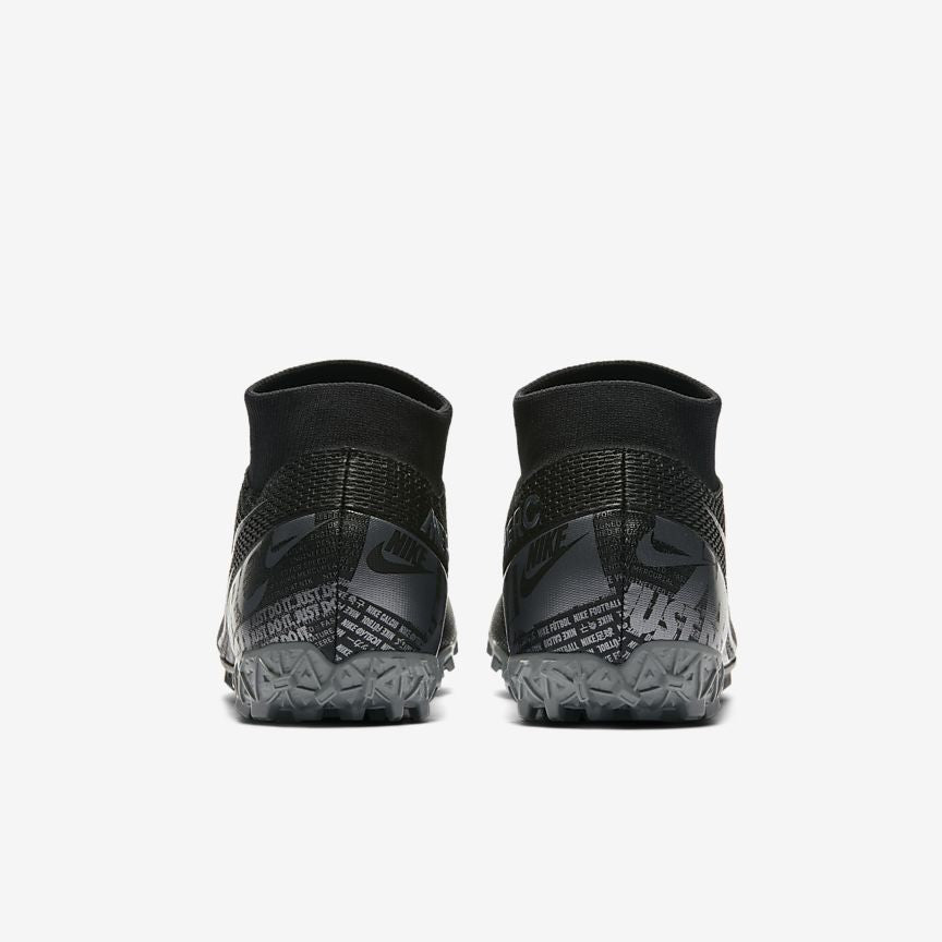 Mercurial Superfly 7 Academy TF-Black/Cool Grey/Metallic Cool Grey - AT7978-001-NIKE by Nike | Available at Niky's Sports