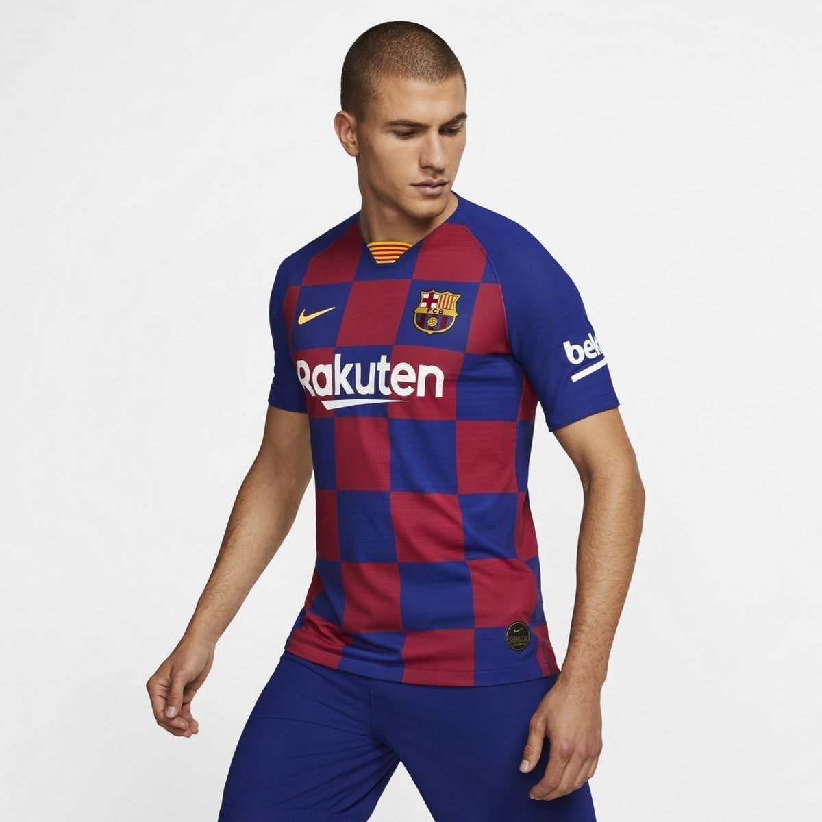 Men&#39;s FC Barcelona 19/20 Home Vapor Match Jersey - Deep Royal Blue/Varsity Maize - AJ5257-456-NIKE by Nike | Available at Niky&#39;s Sports