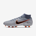 Superfly 6 Academy FG/MG Cleats - Armory Blue/Wolf Grey/Hyper Crimson/Black - AH7362-408-NIKE by Nike | Available at Niky's Sports