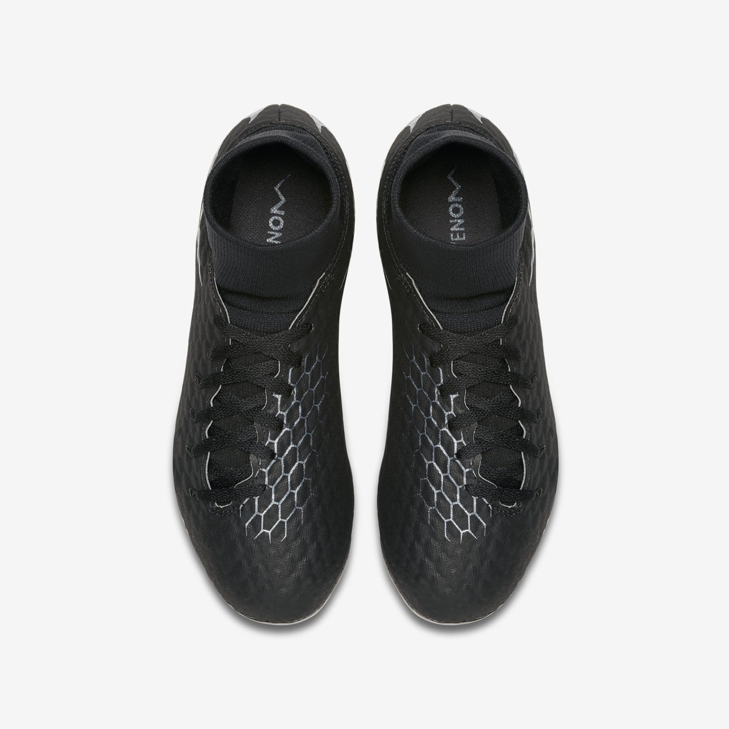 Kid's Hypervenom Phantom III Academy DF/FG Soccer Cleats - Black/Light Crimson - AH7287-001-NIKE by Nike | Available at Niky's Sports