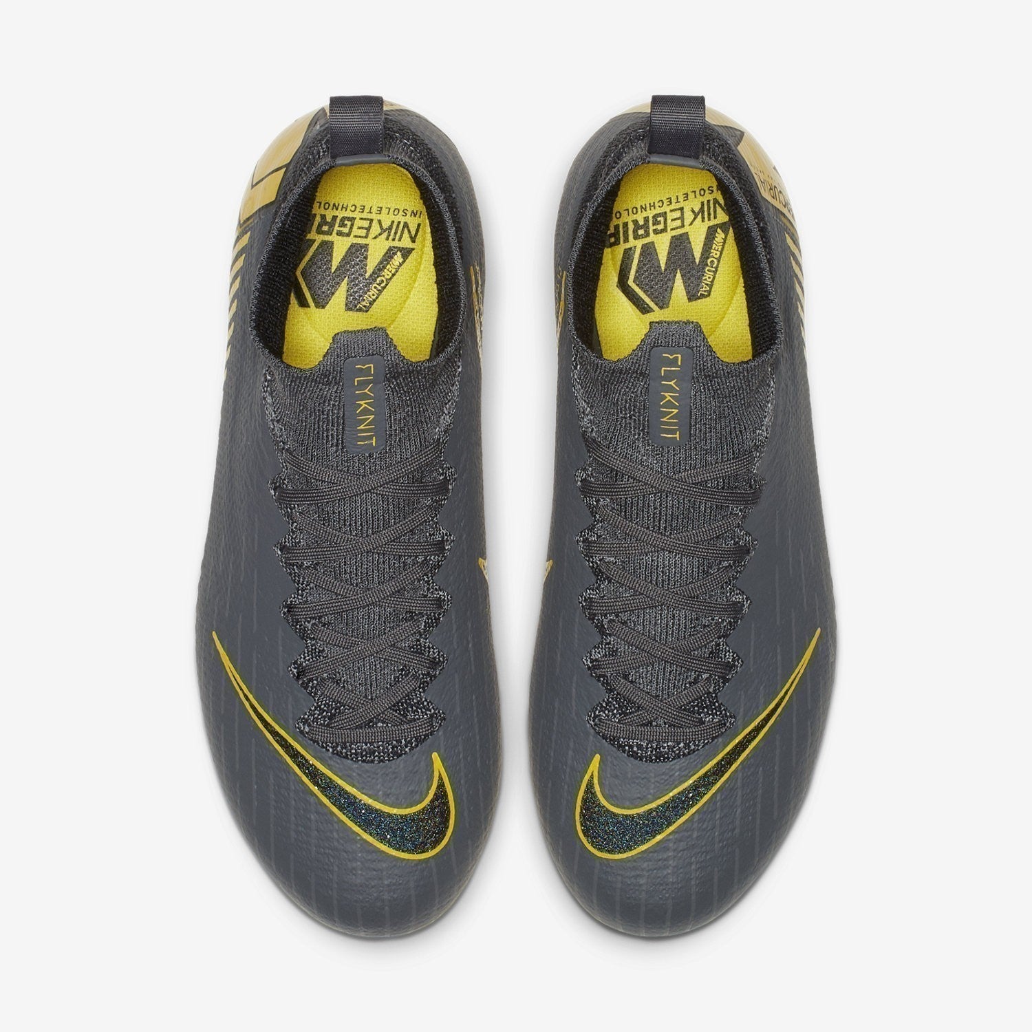 Kid's Superfly 6 Elite FG Soccer Cleats - Dark Grey/Dark Grey/Black - AH7340-070-NIKE by Nike | Available at Niky's Sports
