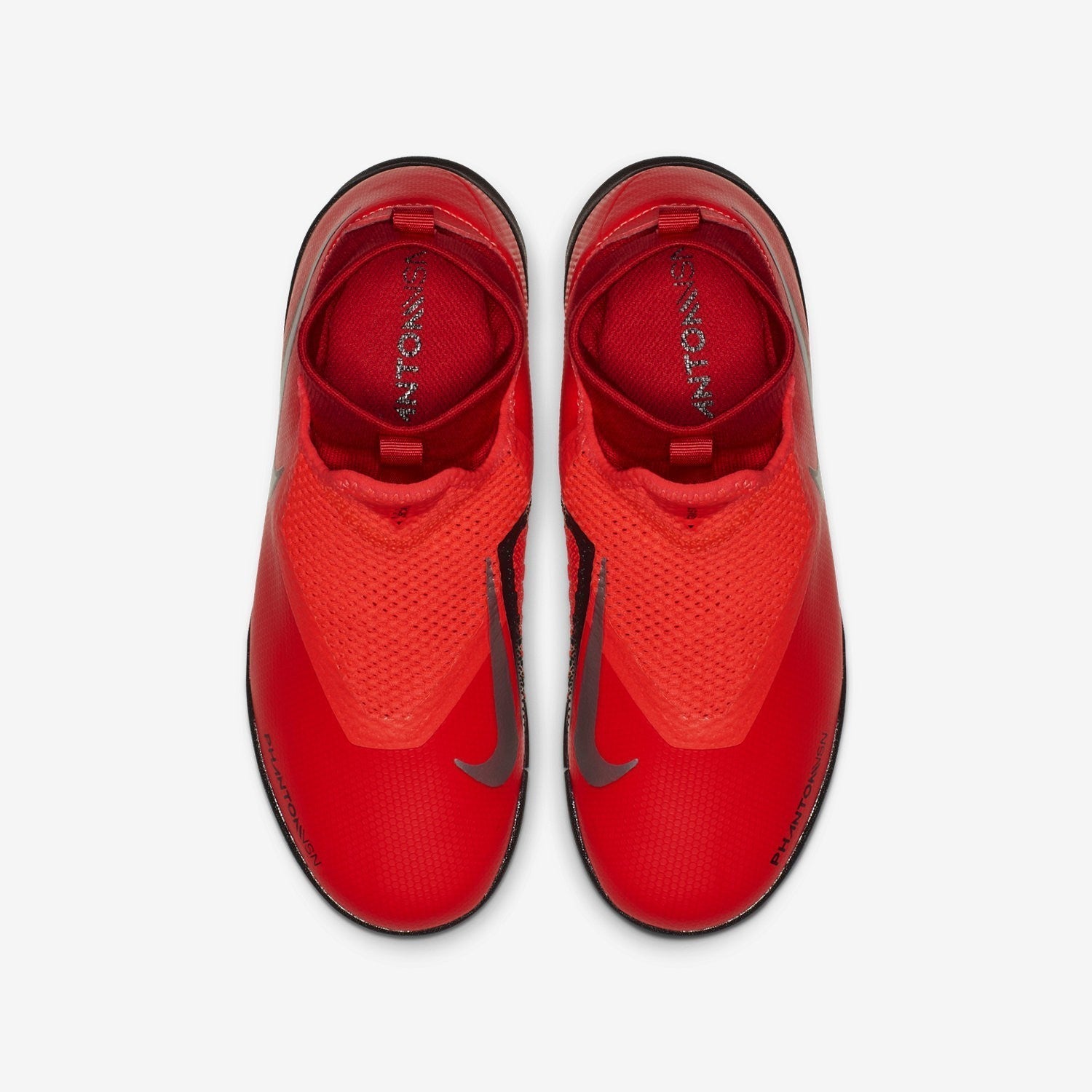 Kid's PhantomVSN Academy DF TF Soccer Shoes - Bright Crimson/Gym Red/Black/Metallic Silver - AO3292-600-NIKE by Nike | Available at Niky's Sports