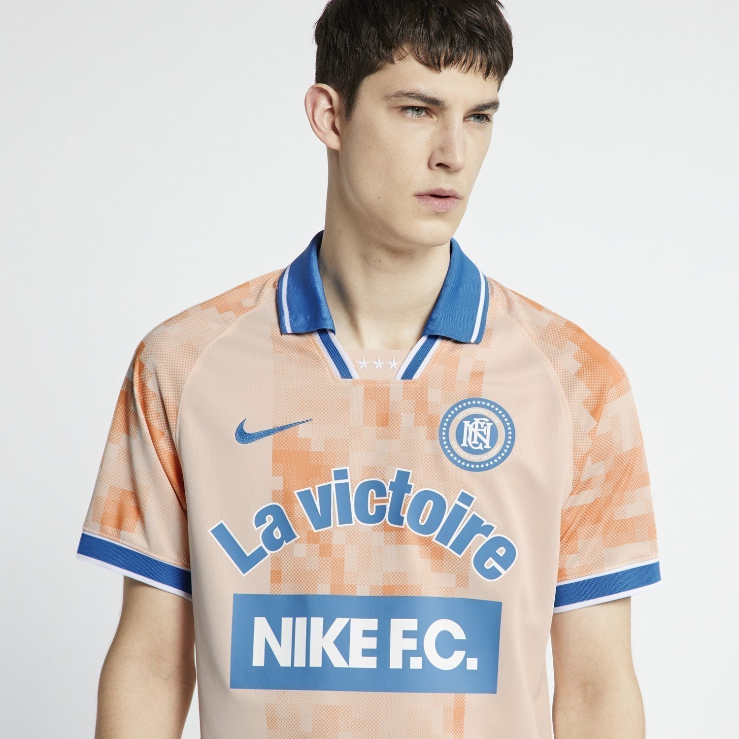 FC Home Jersey - Guava Ice/White/Pacific Blue