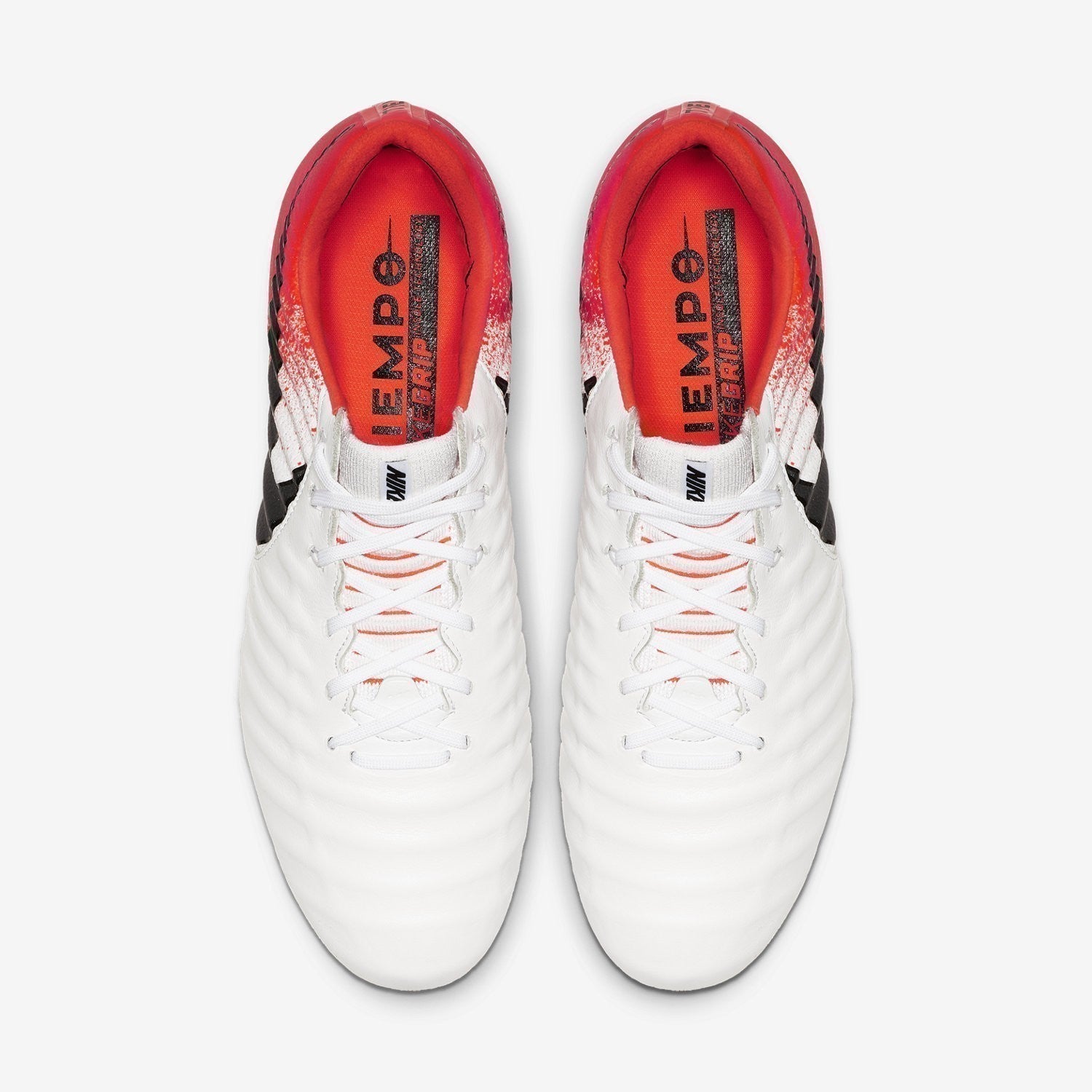 Men's Tiempo Legend 7 Elite FG Cleats - White/Hyper Crimson/Black - AH7238-118-NIKE by Nike | Available at Niky's Sports