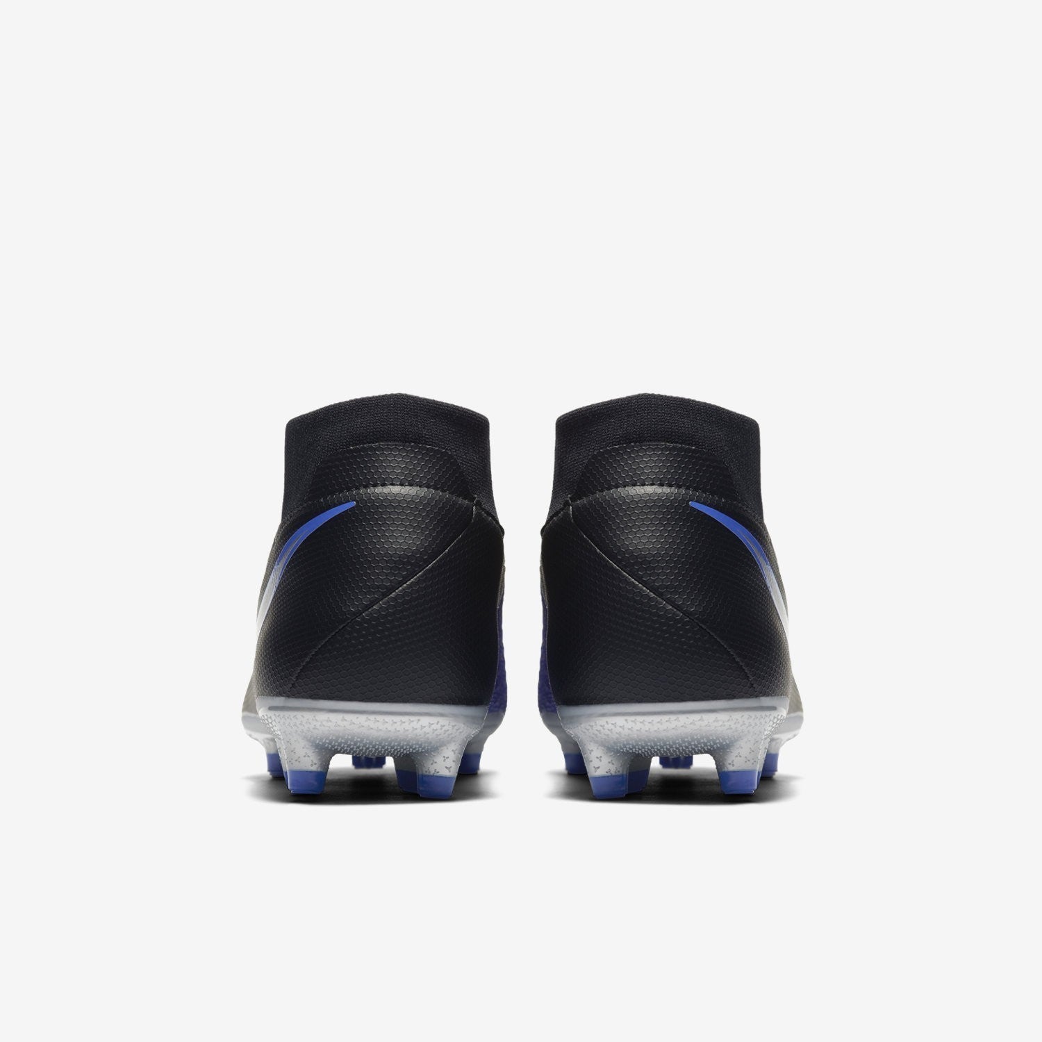 Phantom Vision Academy DF FG Soccer Cleats - Black/Metallic Silver/Racer Blue - AO3258-004-NIKE by Nike | Available at Niky's Sports