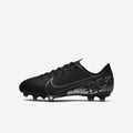 Kid's Vapor 13 Academy Firm Ground Cleats - Black - AT8123-001-NIKE by Nike | Available at Niky's Sports