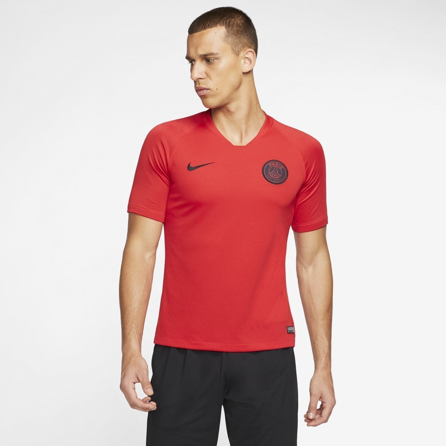 Men's Paris Saint-Germain Strike Soccer Top - University Red/Grey - AO5147-660-NIKE by Nike | Available at Niky's Sports