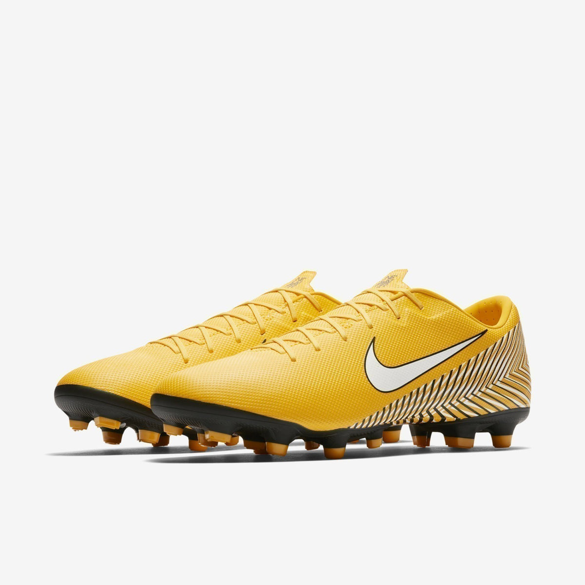 Mercurial Vapor XII Academy NJR MG Soccer Cleats - Yellow/Black/White - AO3131-710-NIKE by Nike | Available at Niky's Sports