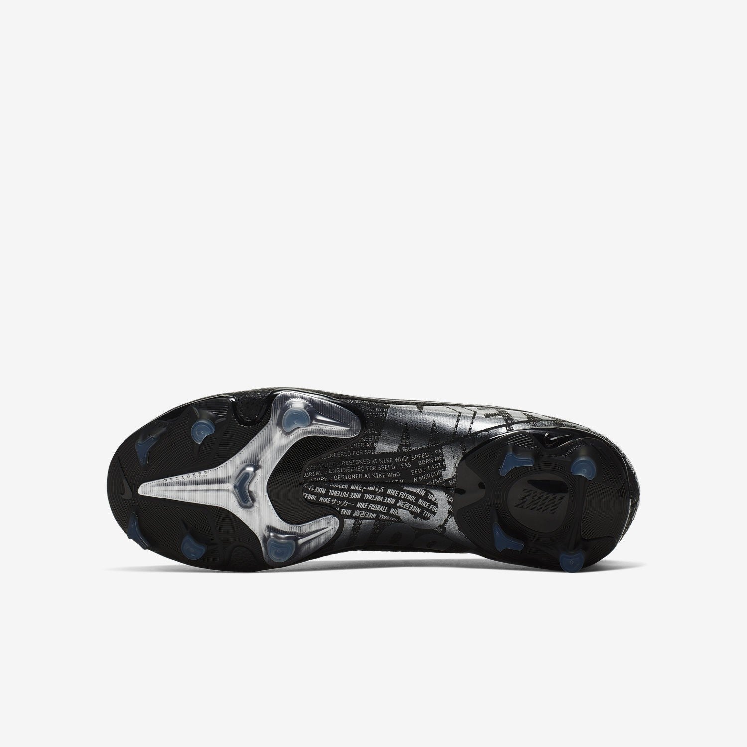 Kid's Vapor 13 Academy Firm Ground Cleats - Black - AT8123-001-NIKE by Nike | Available at Niky's Sports