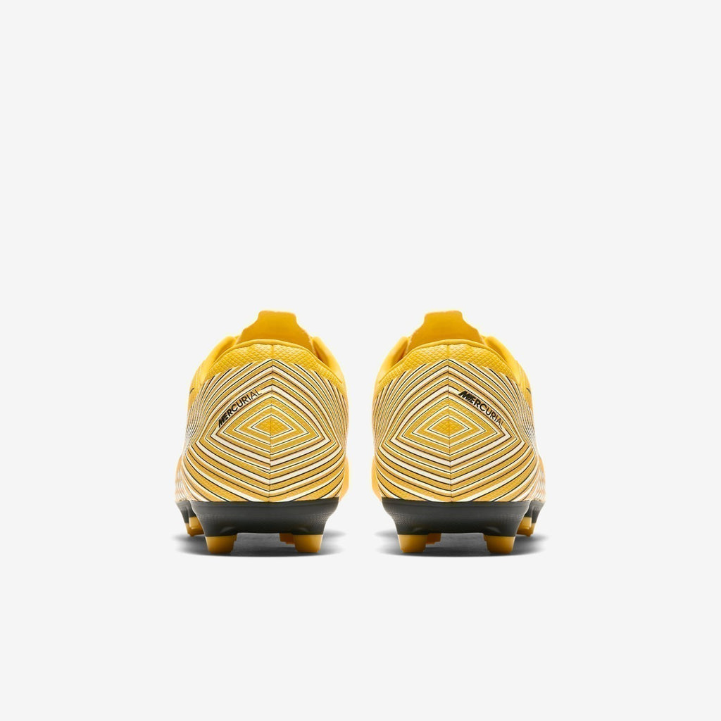 Mercurial Vapor XII Academy NJR MG Soccer Cleats - Yellow/Black/White - AO3131-710-NIKE by Nike | Available at Niky's Sports