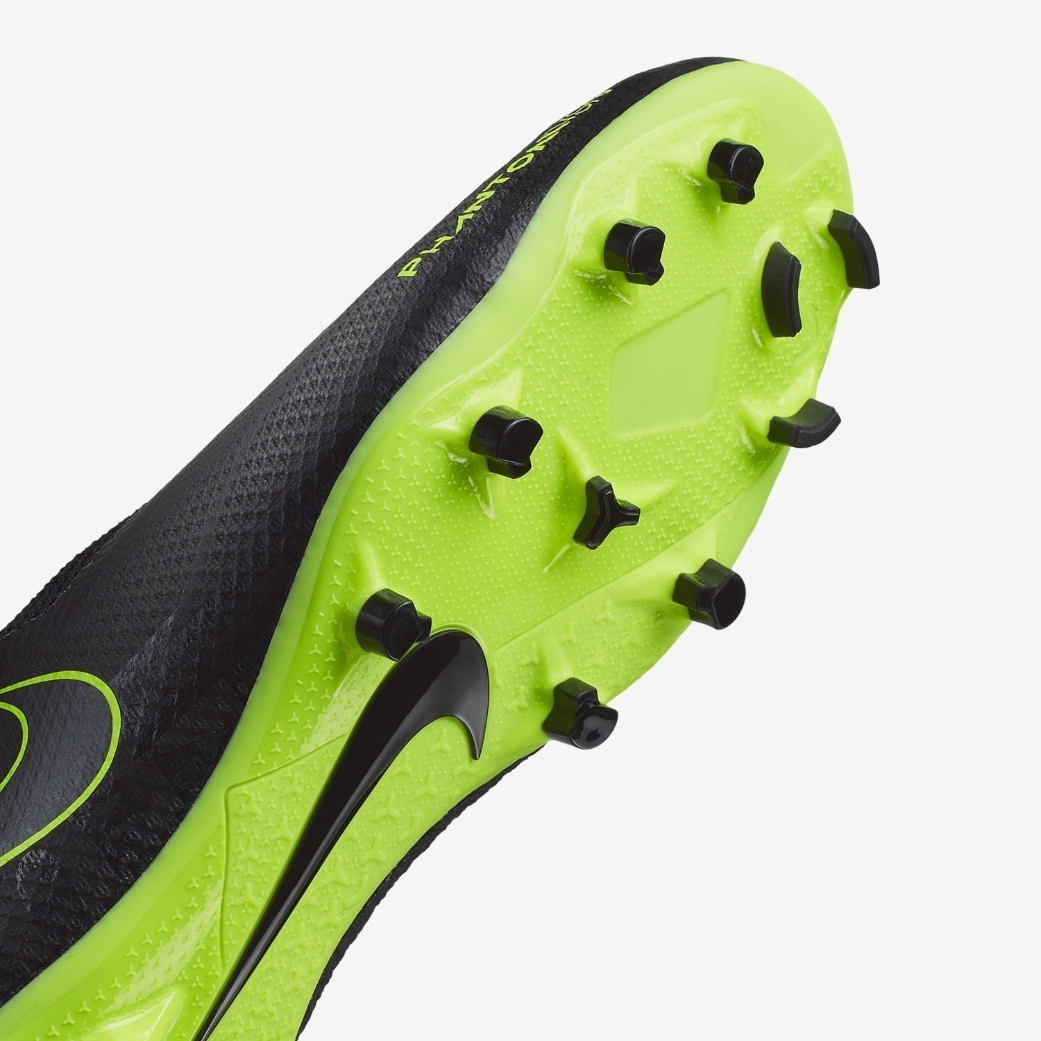 Men's Phantom Vision Pro Dynamic Fit FG Cleats - Black/Volt - AO3266-007-NIKE by Nike | Available at Niky's Sports