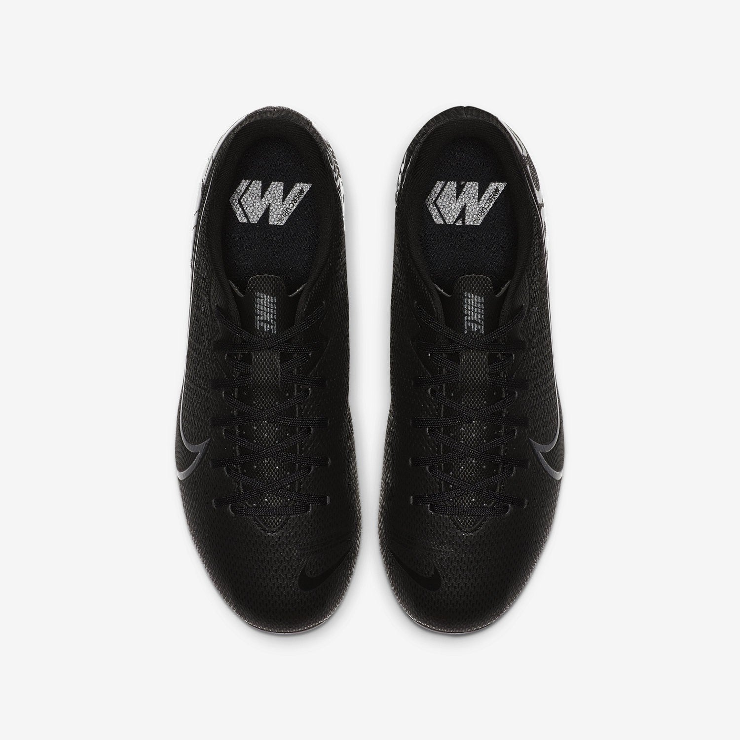 Kid's Vapor 13 Academy Firm Ground Cleats - Black - AT8123-001-NIKE by Nike | Available at Niky's Sports