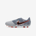 Kid's PhantomVNM Academy FG Cleats - Wolf Grey/Armory Blue/Pure Platinum/Black - AO0362-008-NIKE by Nike | Available at Niky's Sports