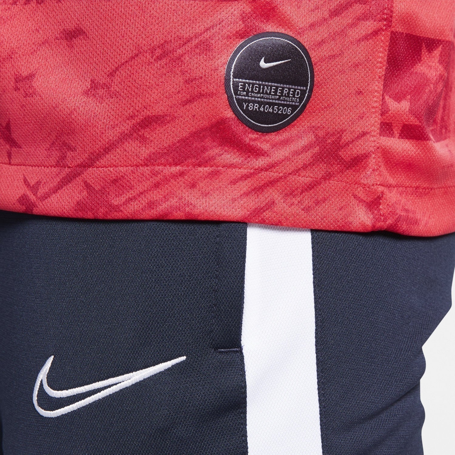 Men's USA 2019 Away Stadium Jersey - Speed Red/Bright Blue/Bright Blue