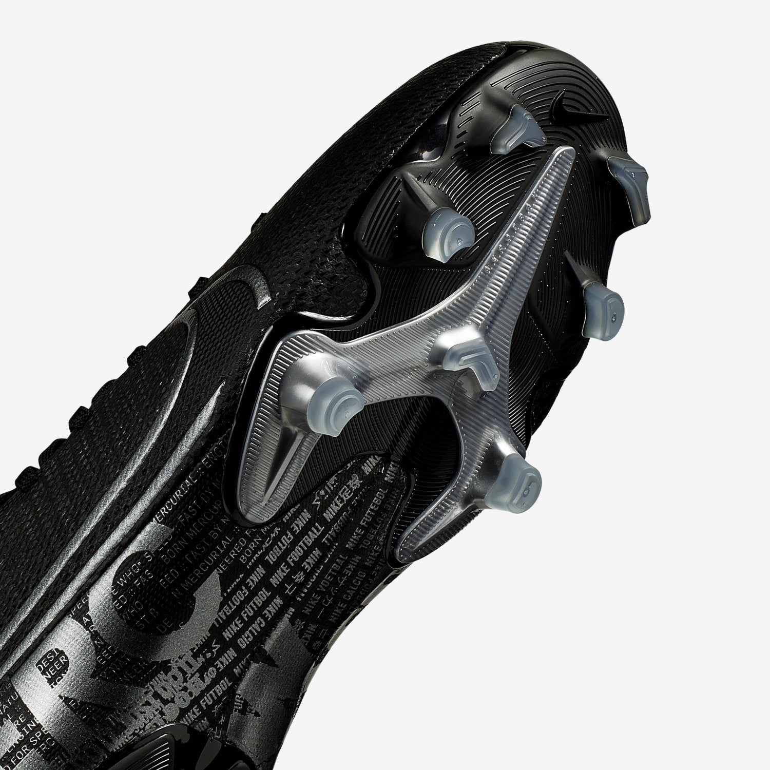 Kid's Vapor 13 Academy Firm Ground Cleats - Black - AT8123-001-NIKE by Nike | Available at Niky's Sports