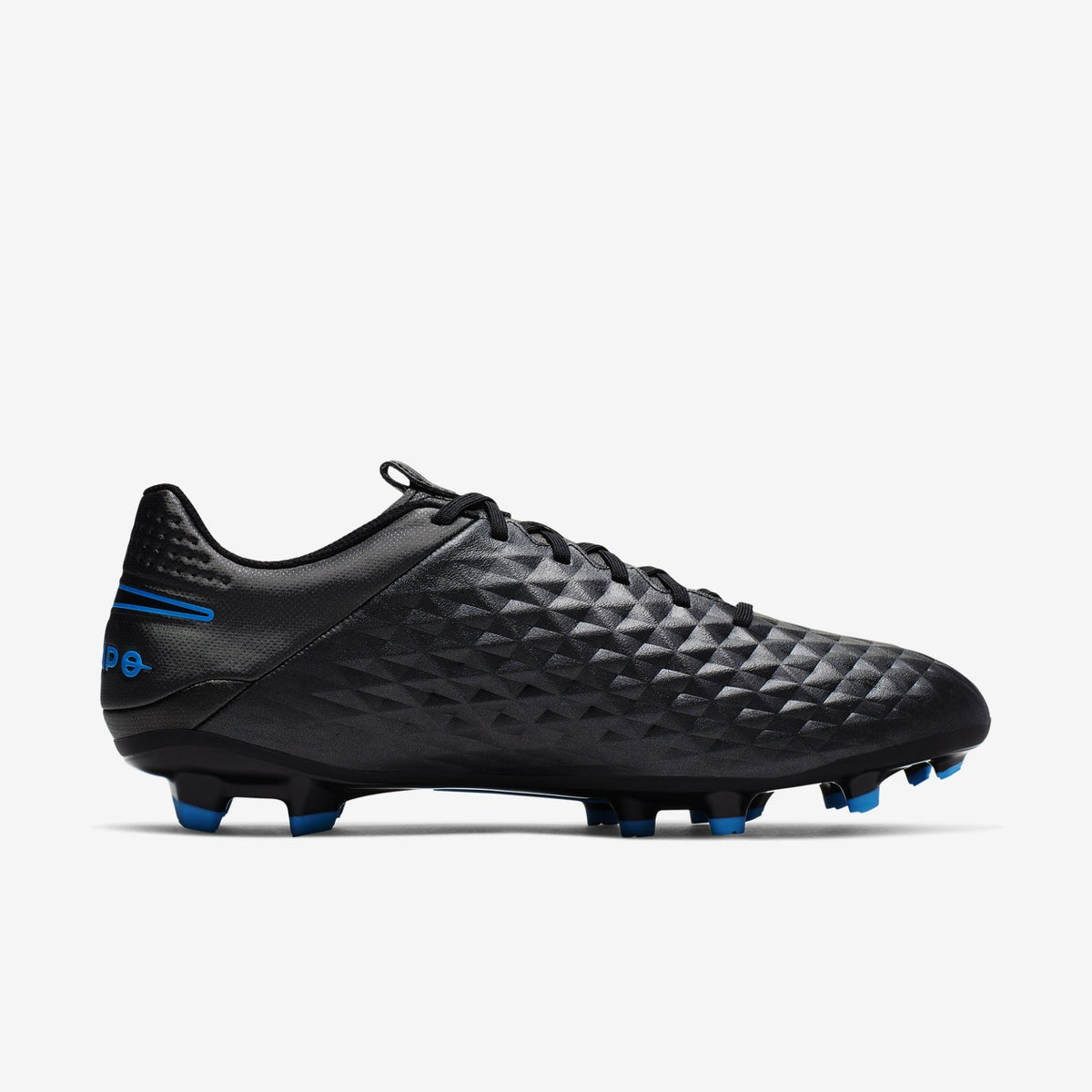 Men's Legend 8 Academy FG/MG Cleats - Black/Blue Hero/Black - AT5292-004-NIKE by Nike | Available at Niky's Sports