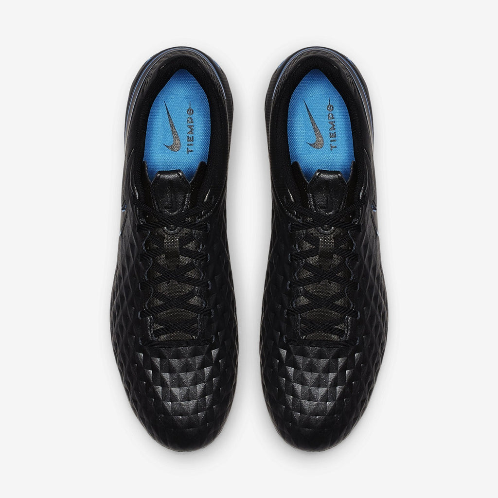 Men's Legend 8 Academy FG/MG Cleats - Black/Blue Hero/Black - AT5292-004-NIKE by Nike | Available at Niky's Sports