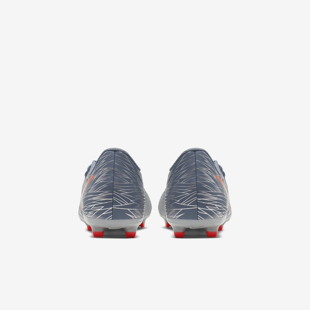 Kid's PhantomVNM Academy FG Cleats - Wolf Grey/Armory Blue/Pure Platinum/Black - AO0362-008-NIKE by Nike | Available at Niky's Sports