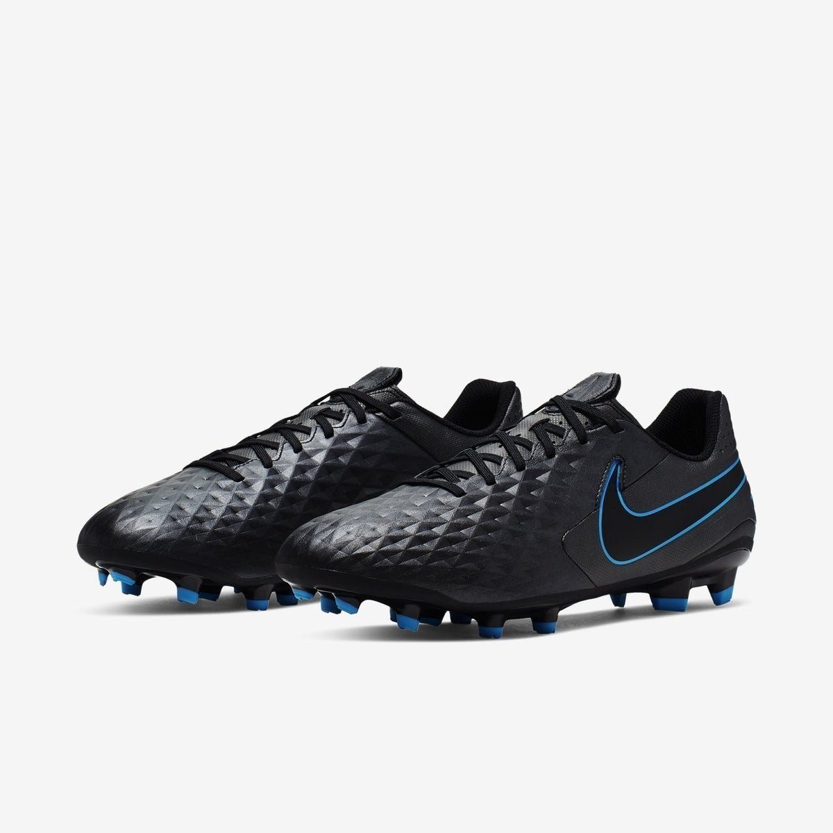 Men's Legend 8 Academy FG/MG Cleats - Black/Blue Hero/Black - AT5292-004-NIKE by Nike | Available at Niky's Sports
