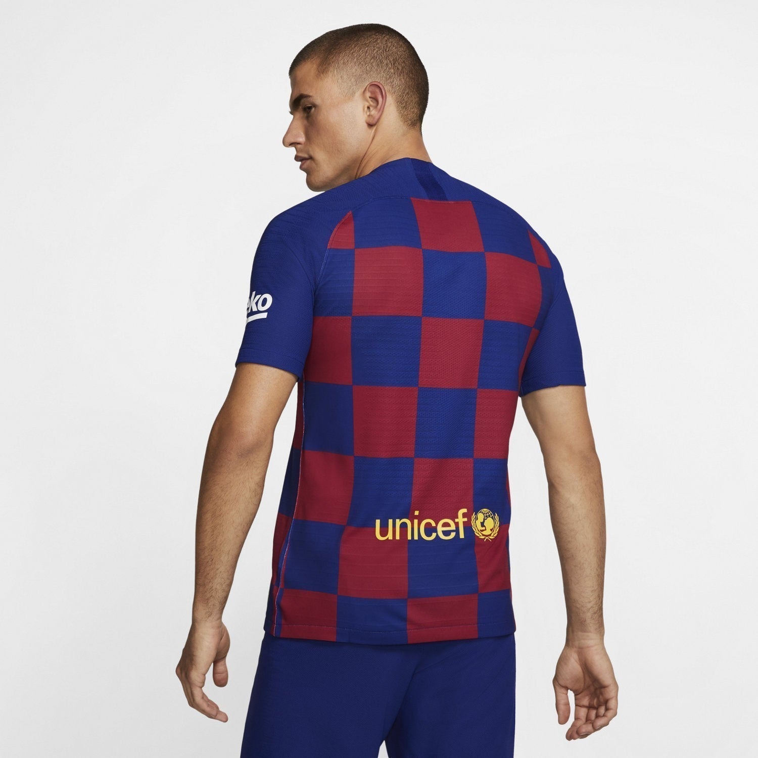 Men's FC Barcelona 19/20 Home Vapor Match Jersey - Deep Royal Blue/Varsity Maize - AJ5257-456-NIKE by Nike | Available at Niky's Sports