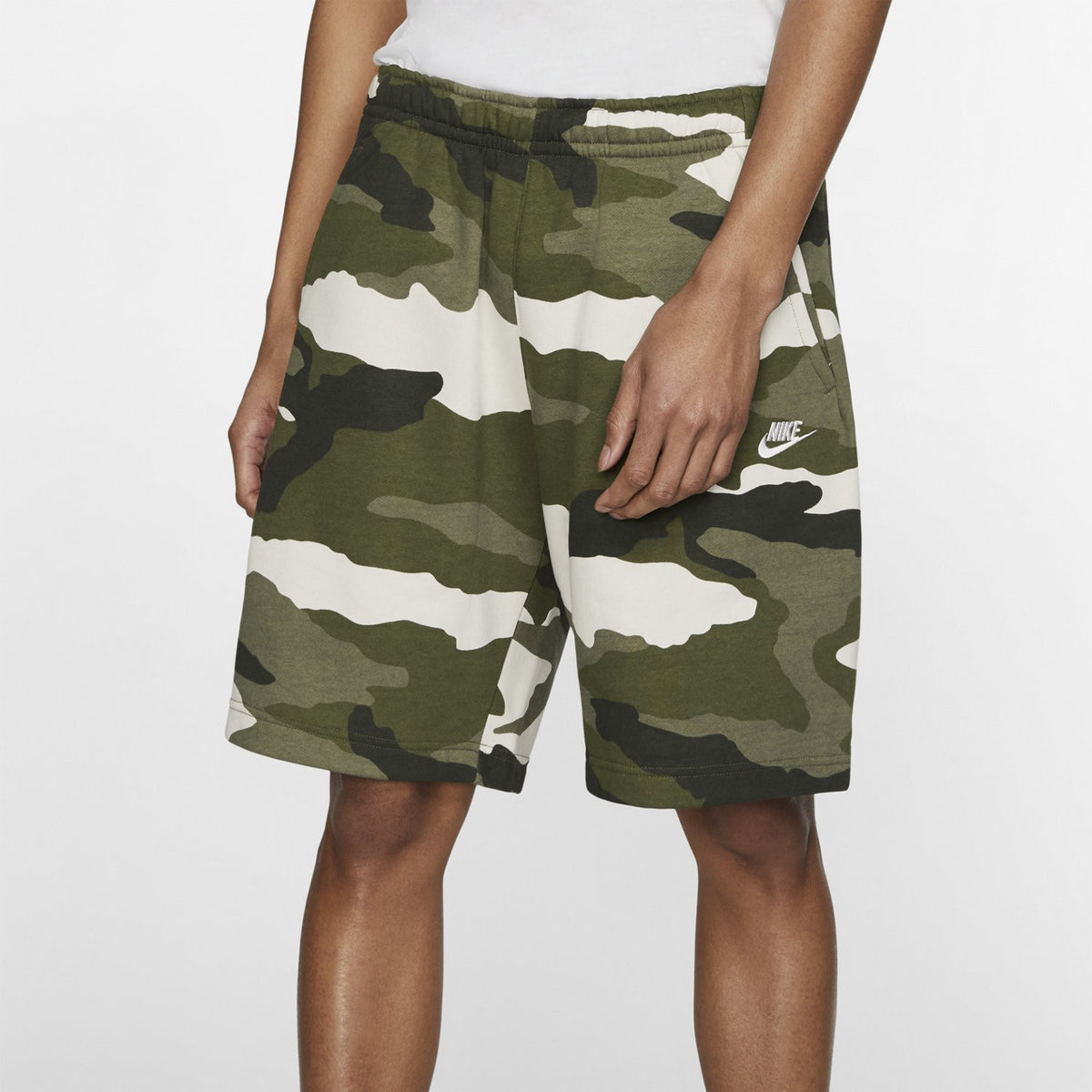 Camo nike sweat shorts on sale