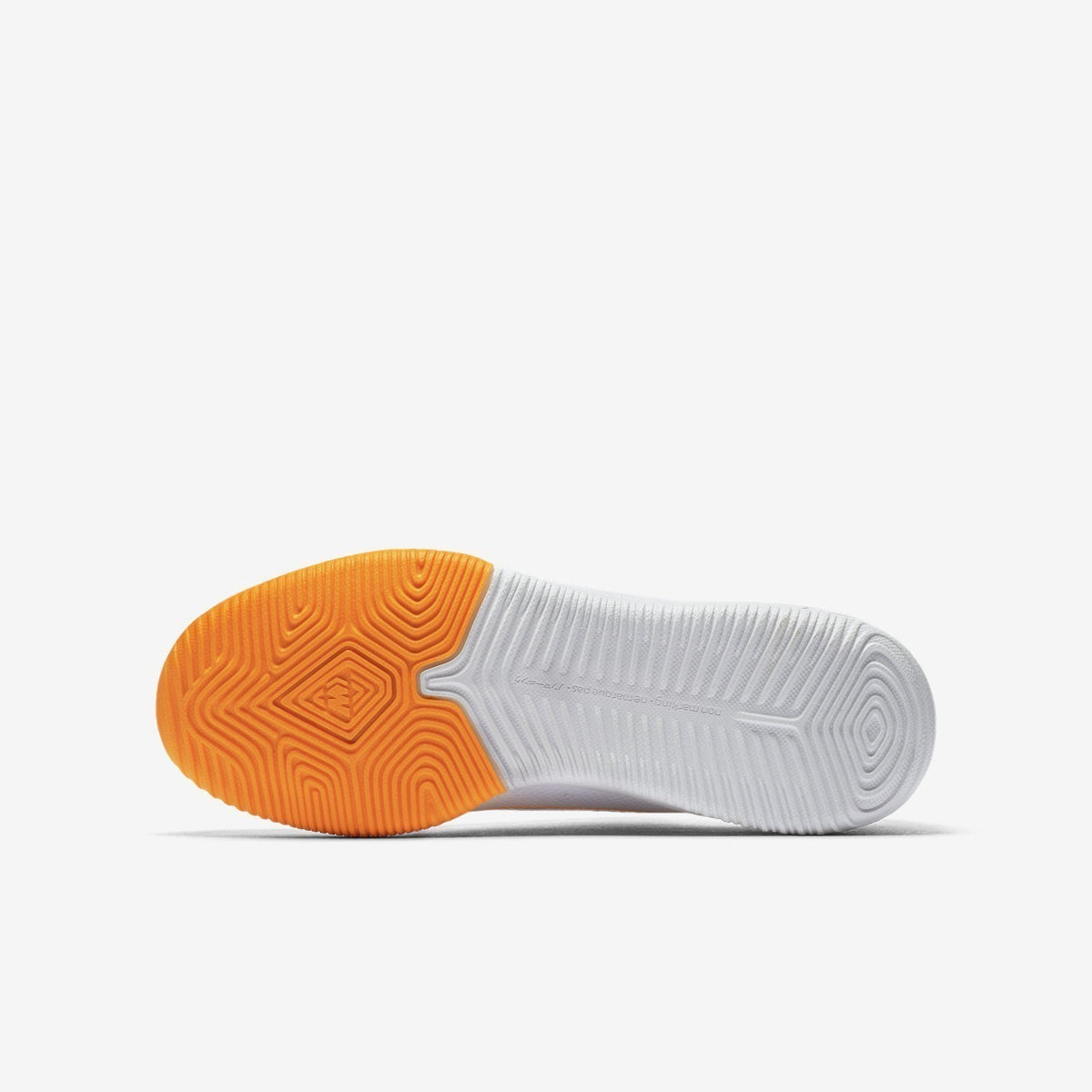 Kid's MercurialX Vapor XII Academy Indoor Soccer Shoes - White/Orange/Grey