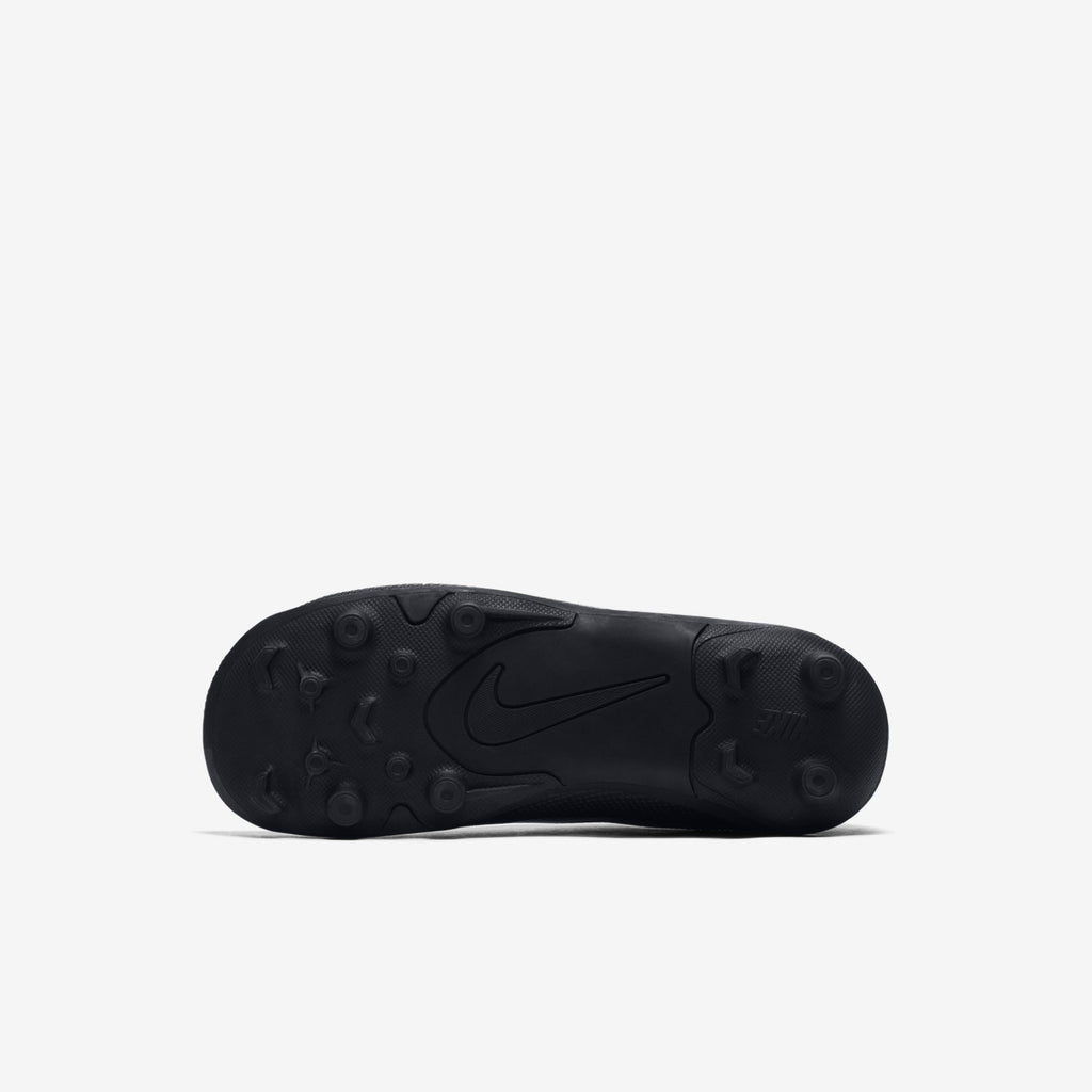 Kid's Mercurial Vapor XII Club MG Soccer Cleats - Black/Light Crimson - AH7351-001-NIKE by Nike | Available at Niky's Sports