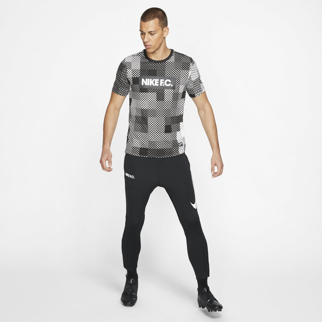 FC Seasonal Block T-Shirt - White/Black - AV5313-100-NIKE by Nike | Available at Niky's Sports