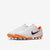 Kid's Mercurial Vapor XII Academy MG Soccer Shoes - White/Total Orange/Grey - AH7347-107-NIKE by Nike | Available at Niky's Sports