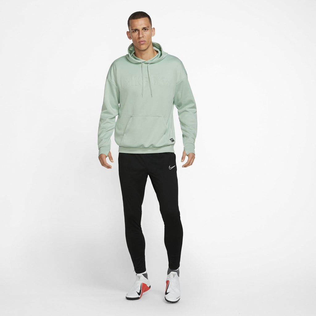 F.C. Men's Hoodie - Pistachio Frost/White - AR8002-321-NIKE by Nike | Available at Niky's Sports