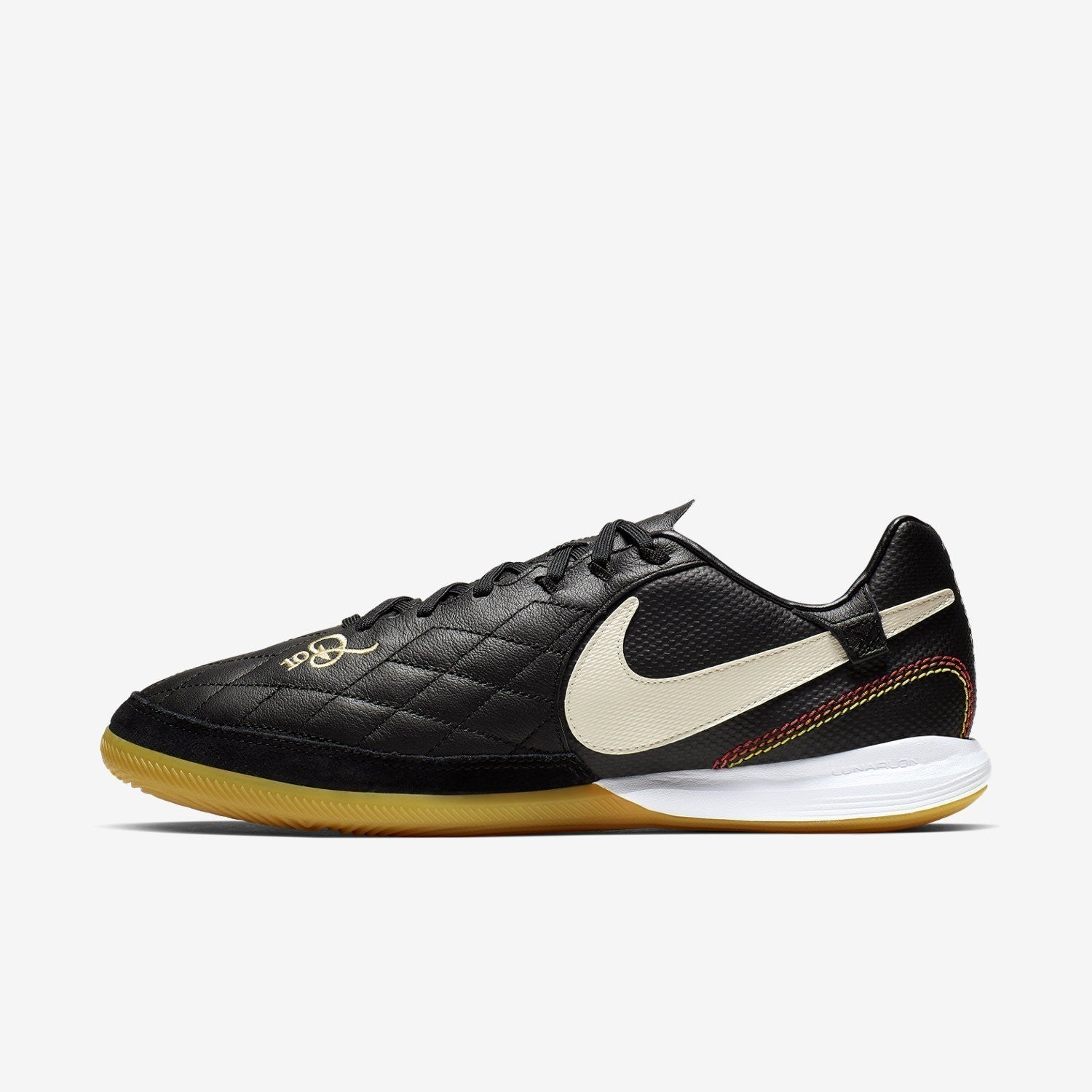 シューズ NIKE TIEMPO 7 LUNAR 10R IC TiempoX Lunar Legend 7 Pro 10R Indoor Shoes - Black