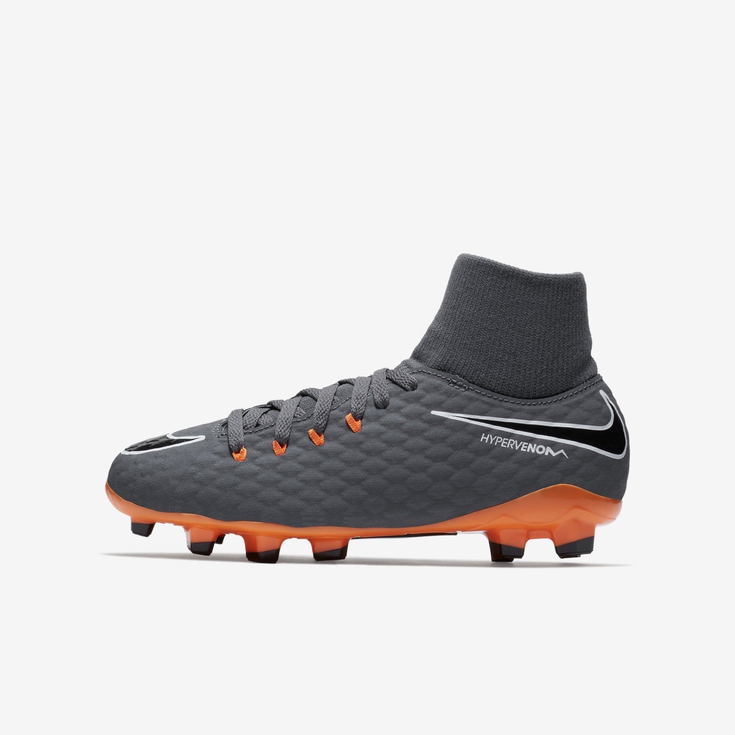 Kid's Hypervenom Phantom 3 Academy FG Soccer Cleats - Total Orange