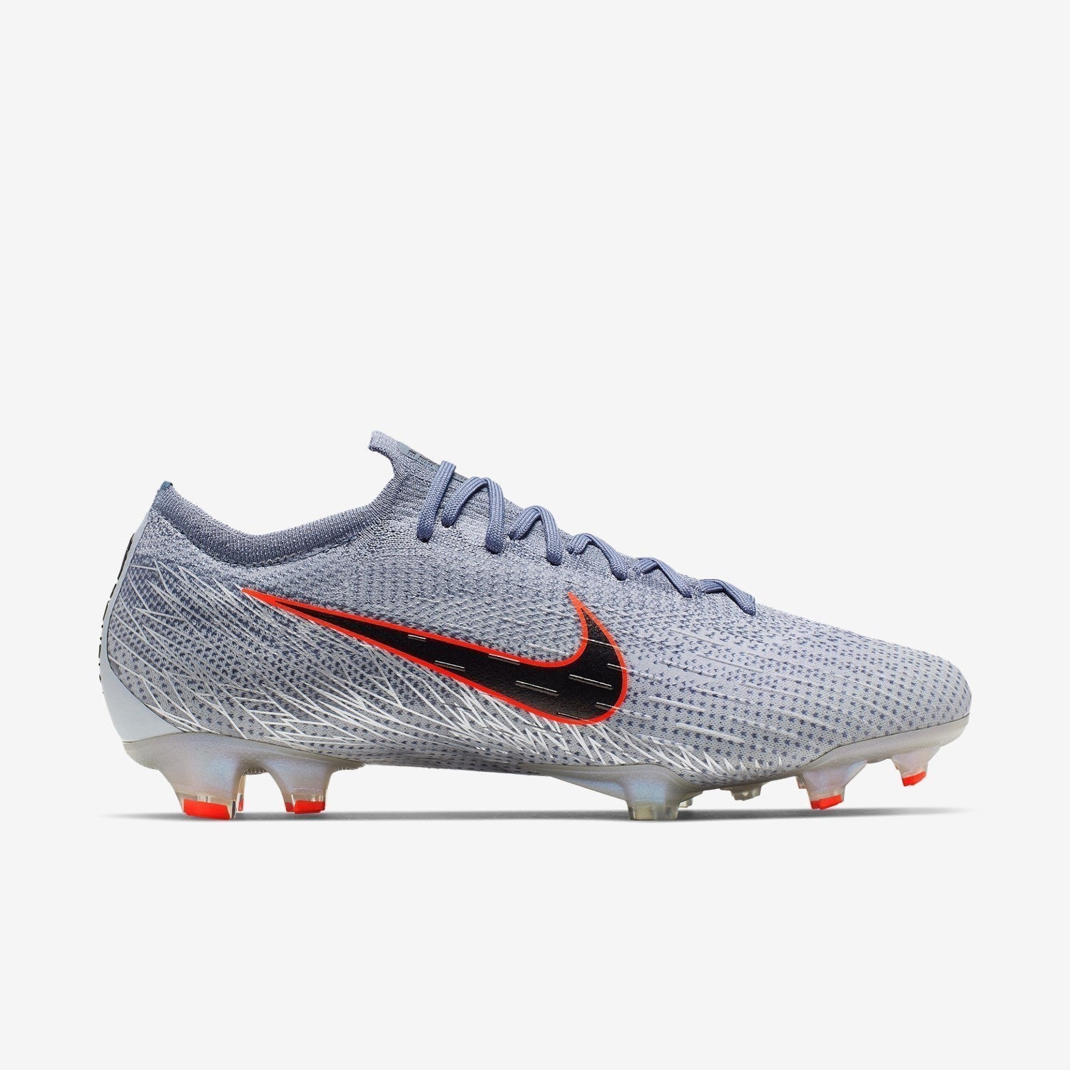 Vapor 12 Elite FG Cleats - Wolf Grey/Armory Blue/Hyper - AH7380-008-NIKE by Nike | Available at Niky's Sports